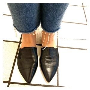 Jenni Kayne Black Leather Mules